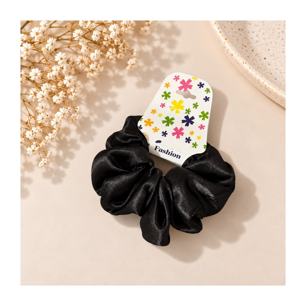 Plain Scrunchie - Black