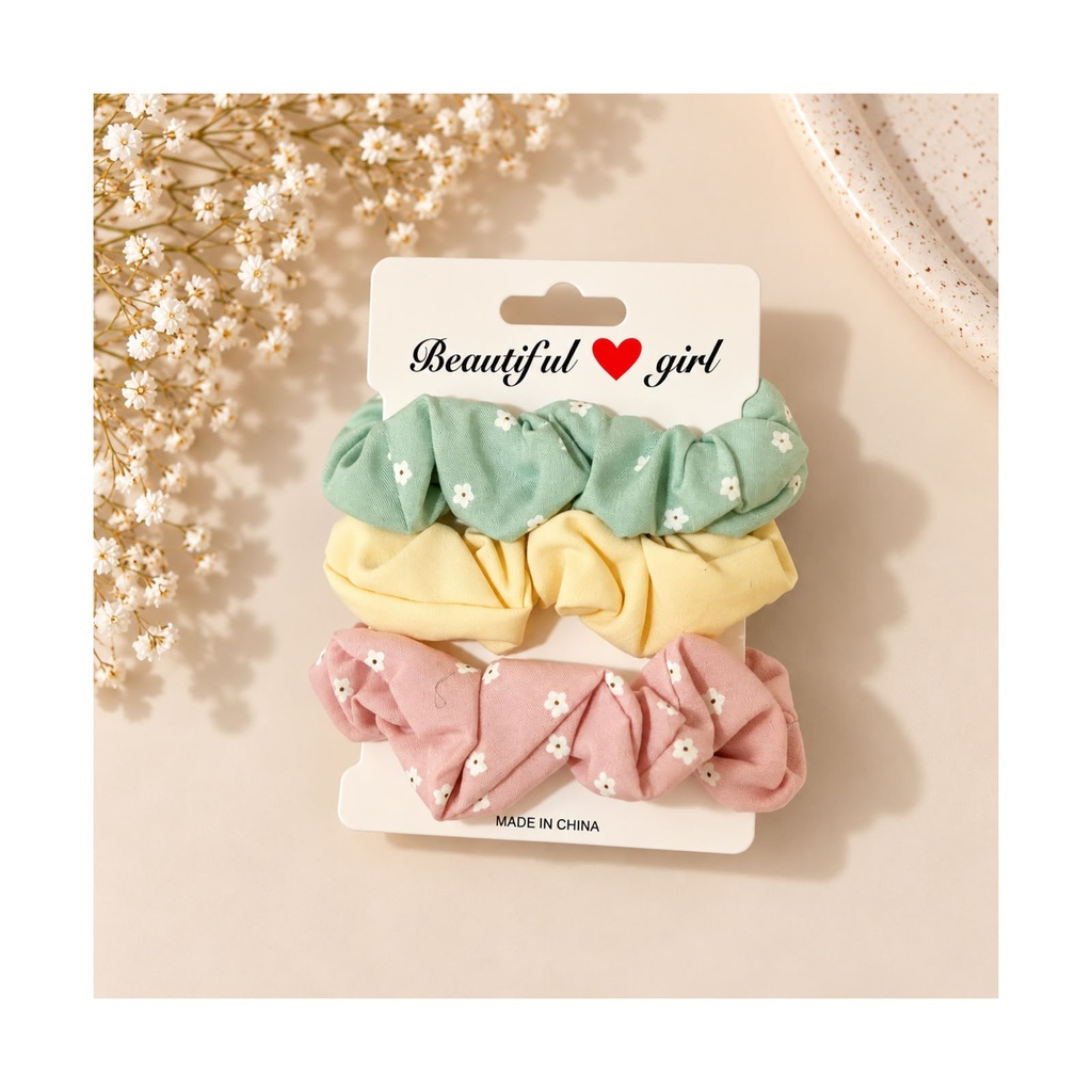 Pastel Trio scrunchies