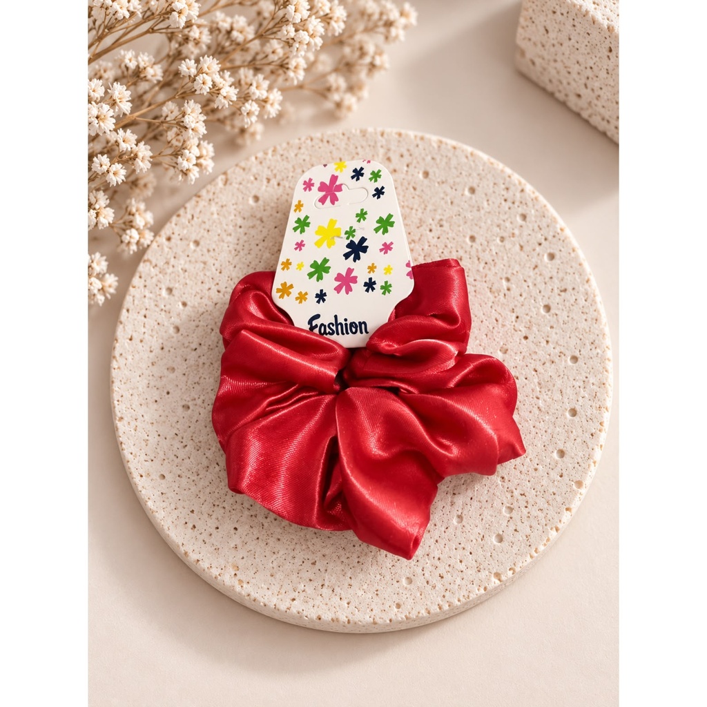 Scrunchie - Red Rose