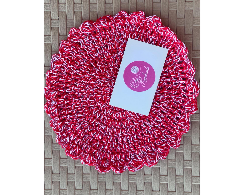 Napkin - Red X White