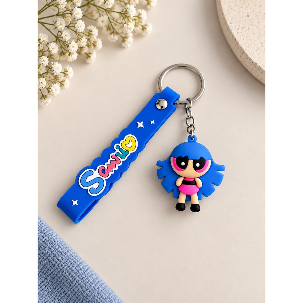 Bubbles Charm Keychain