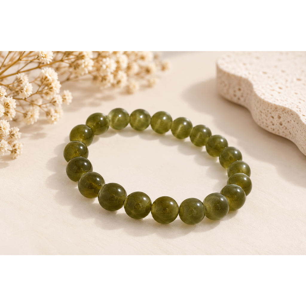 Bead Bracelet - Olive