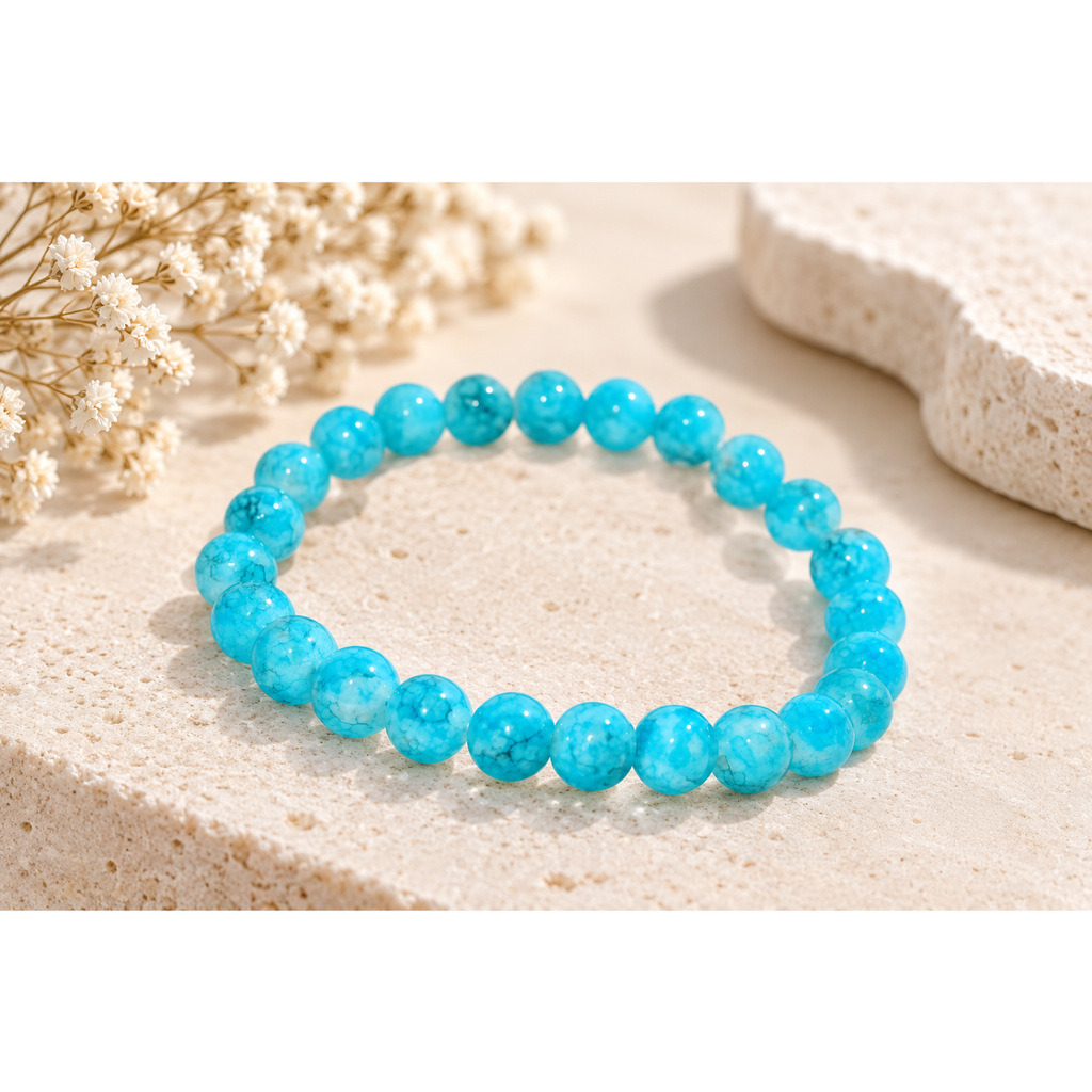 Bead Bracelet - Aqua