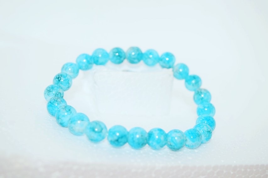 Bead Bracelet - Aqua