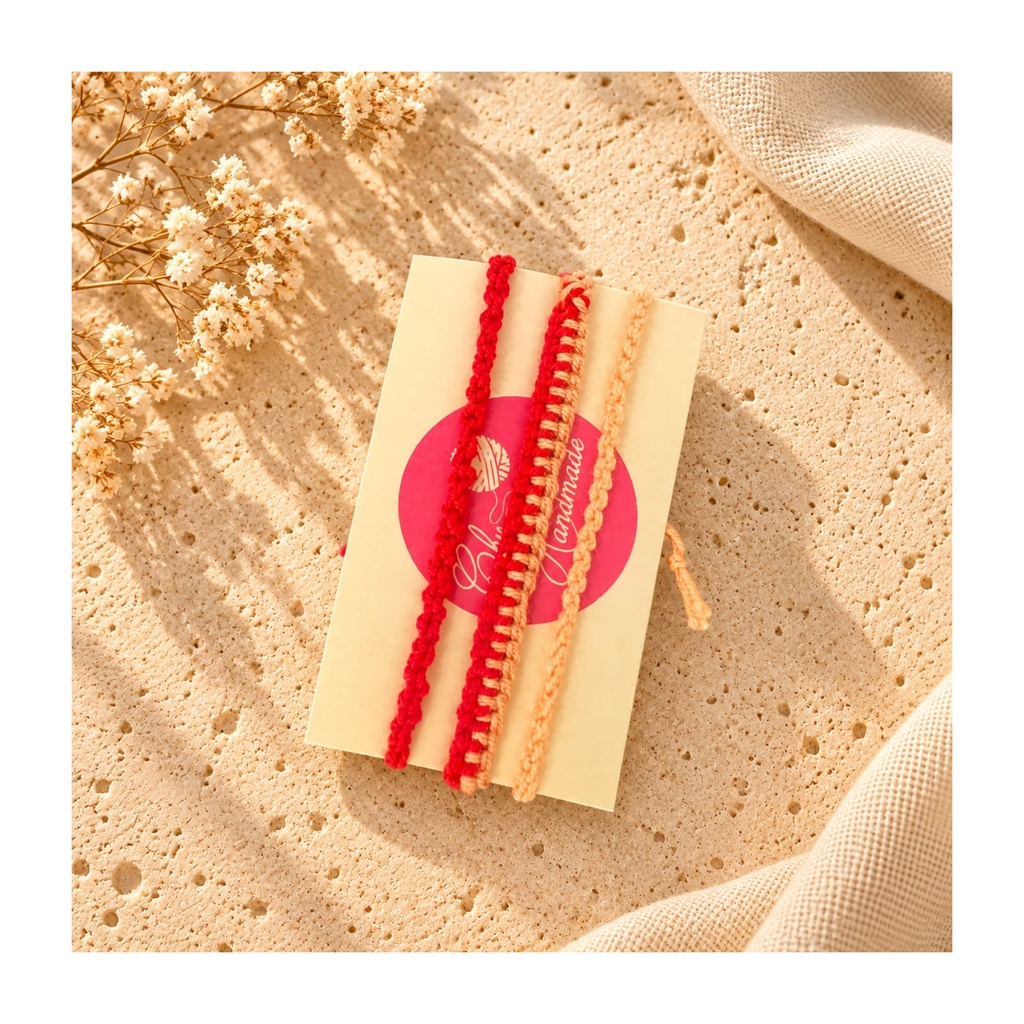 Peach & Crimson Set