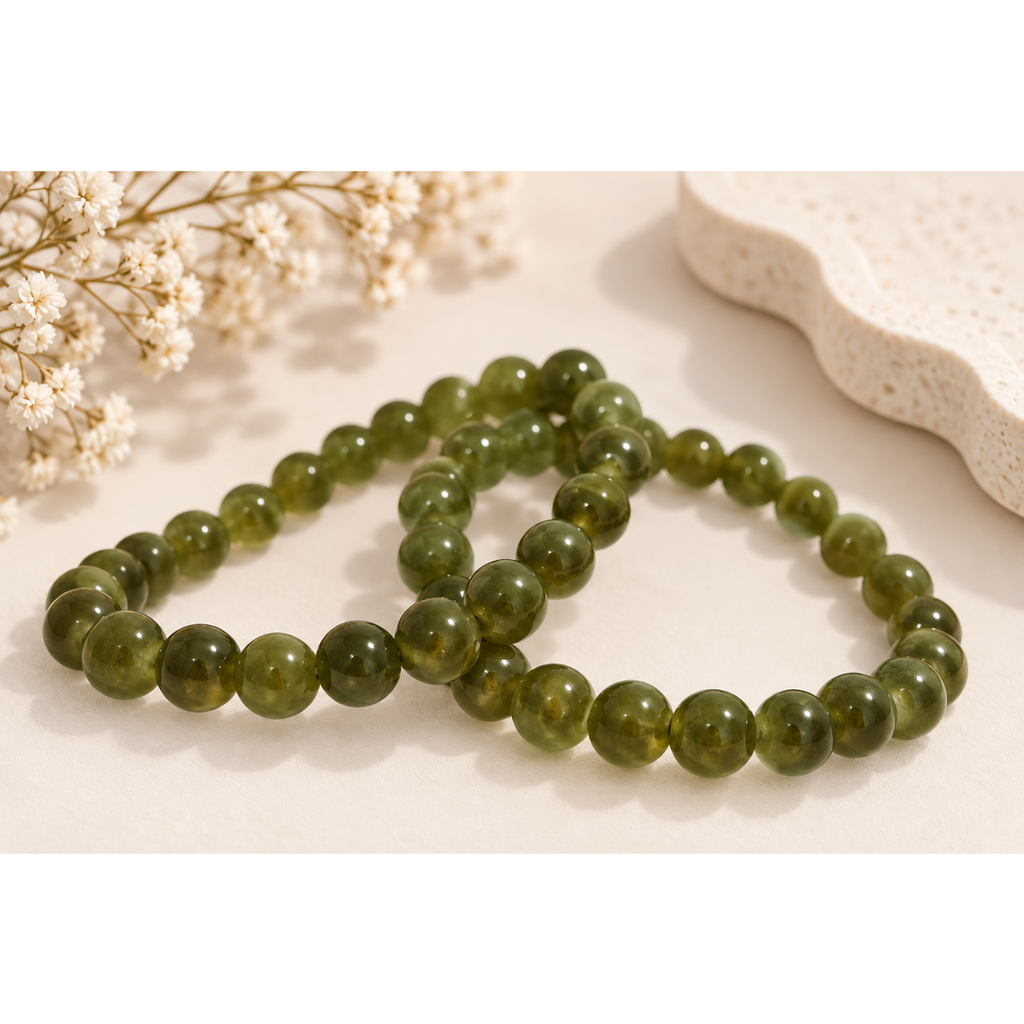 Bead Bracelets - Olive