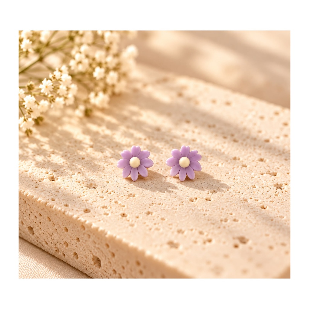 Lilac Bloom Earrings