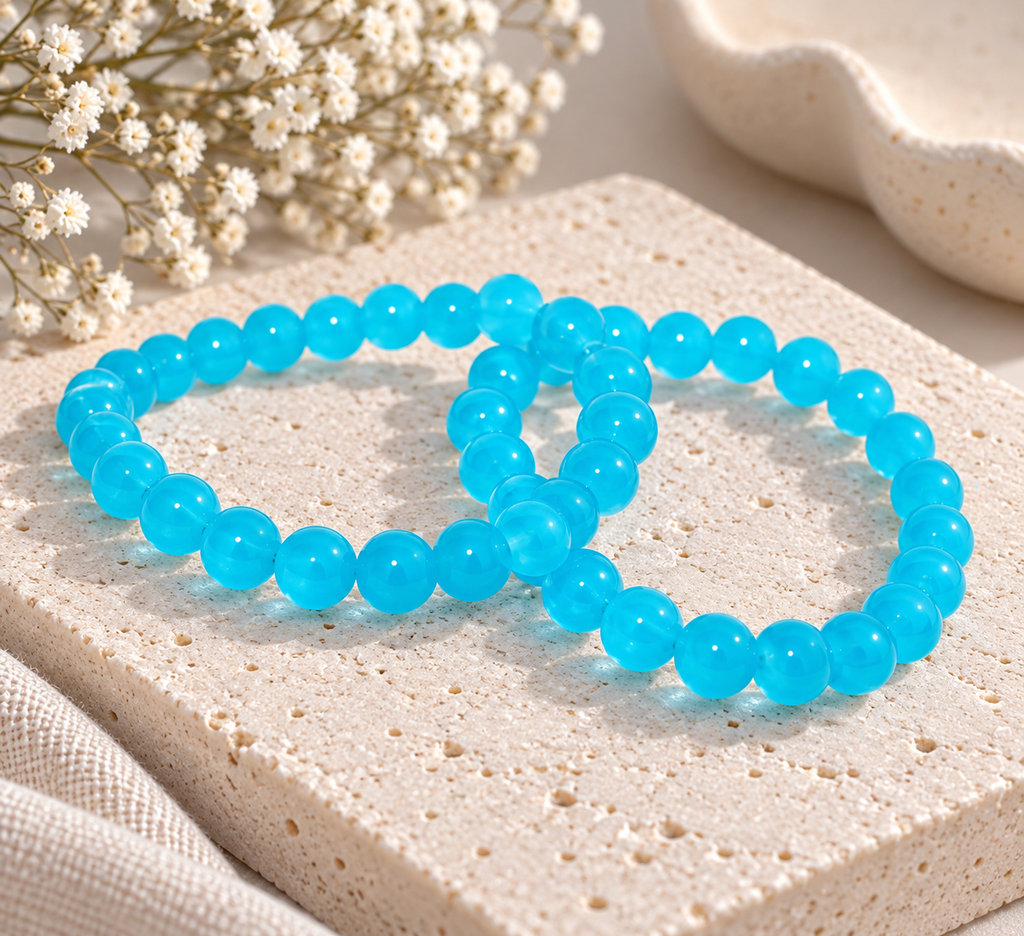 Bead Bracelets - Aqua