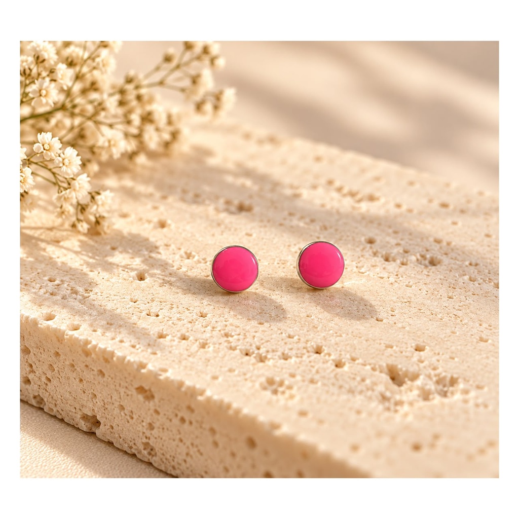 Fuchsia Glow Earrings