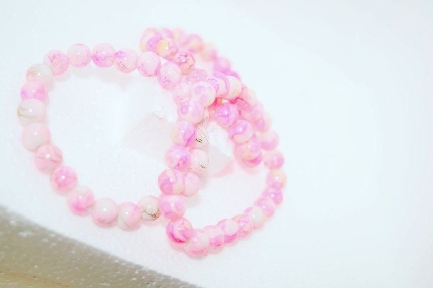 Bead Bracelets - Pink