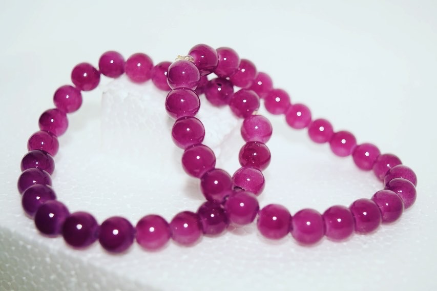 Bead Bracelets - Maroon