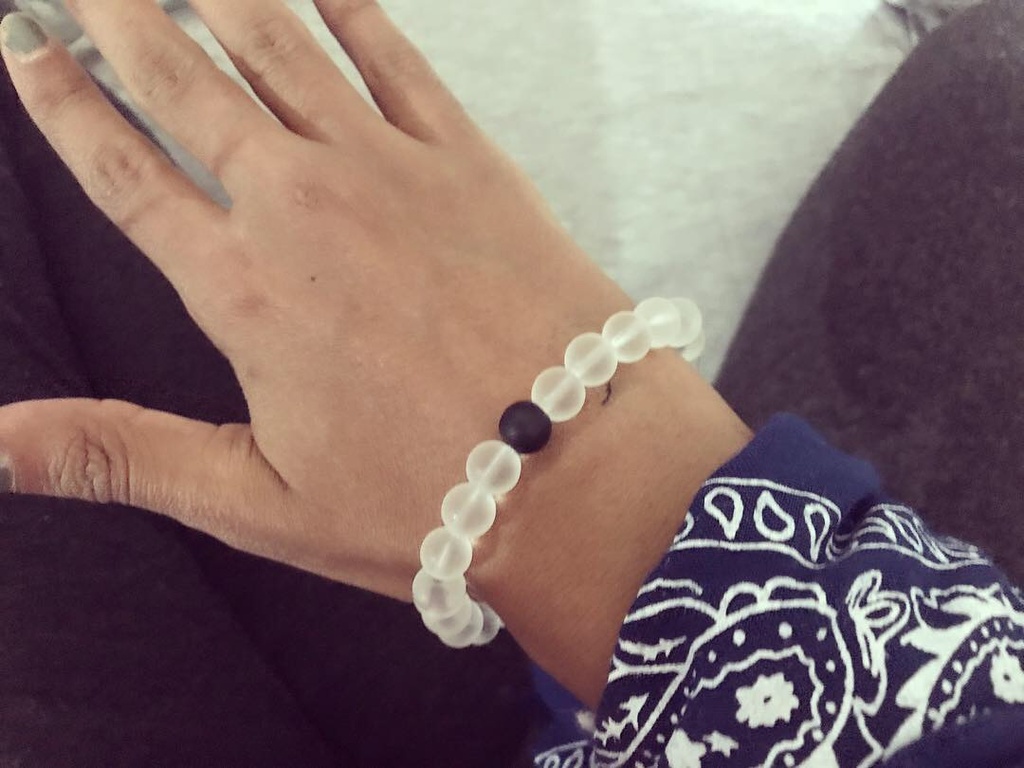 Bead Bracelet - White