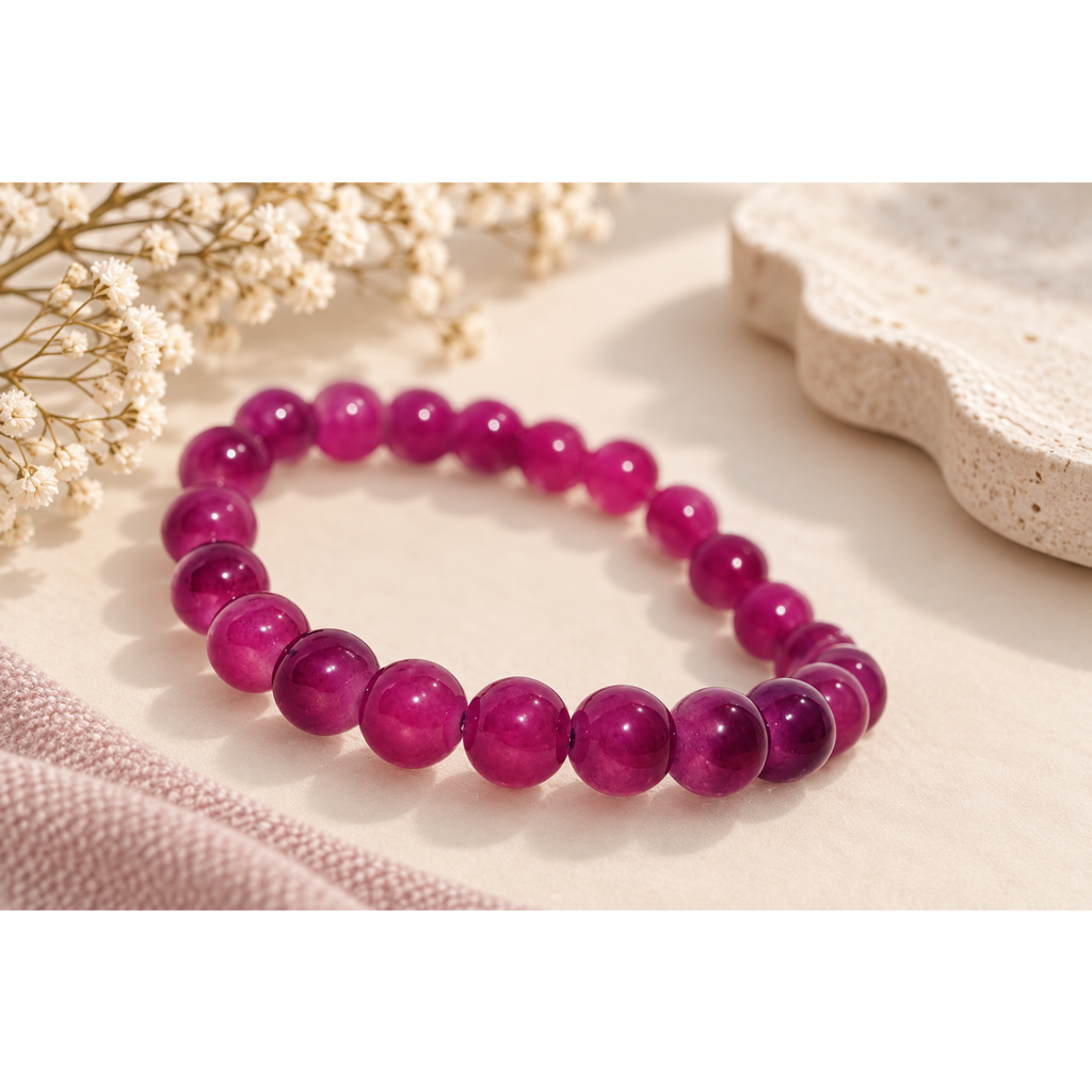 Bead Bracelet - Maroon