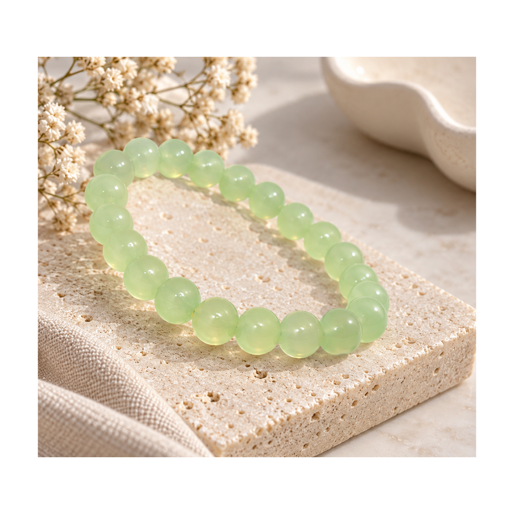 Bead Bracelet - Tea Green