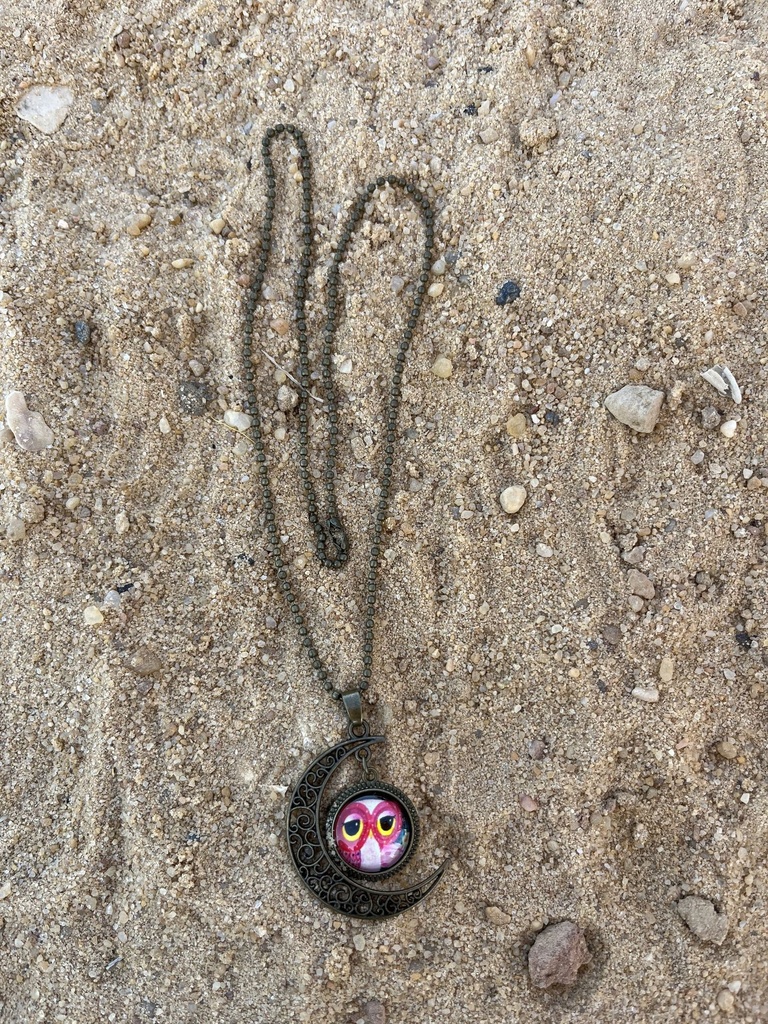 Red Owl Necklace