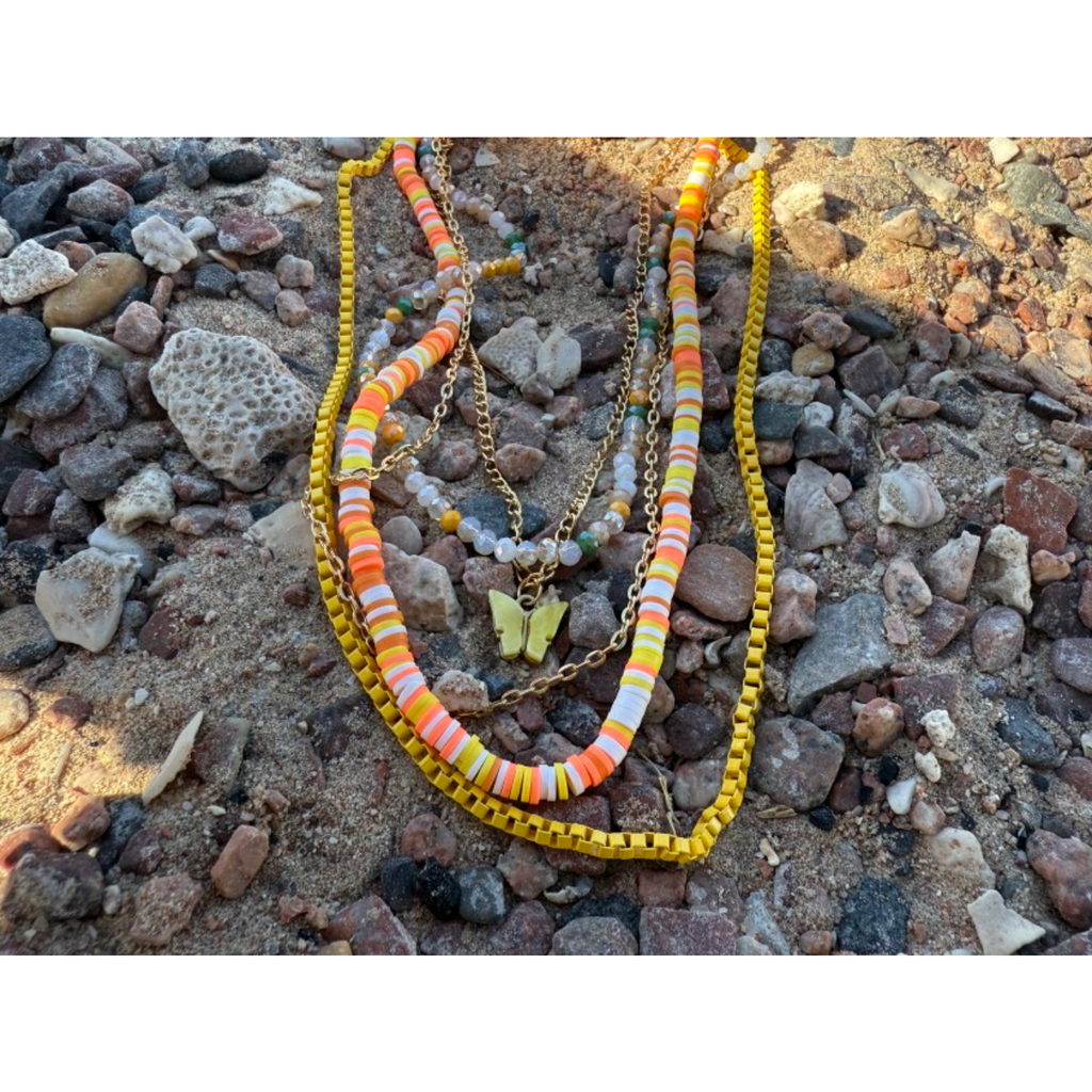 Butterfly Yellow Necklace