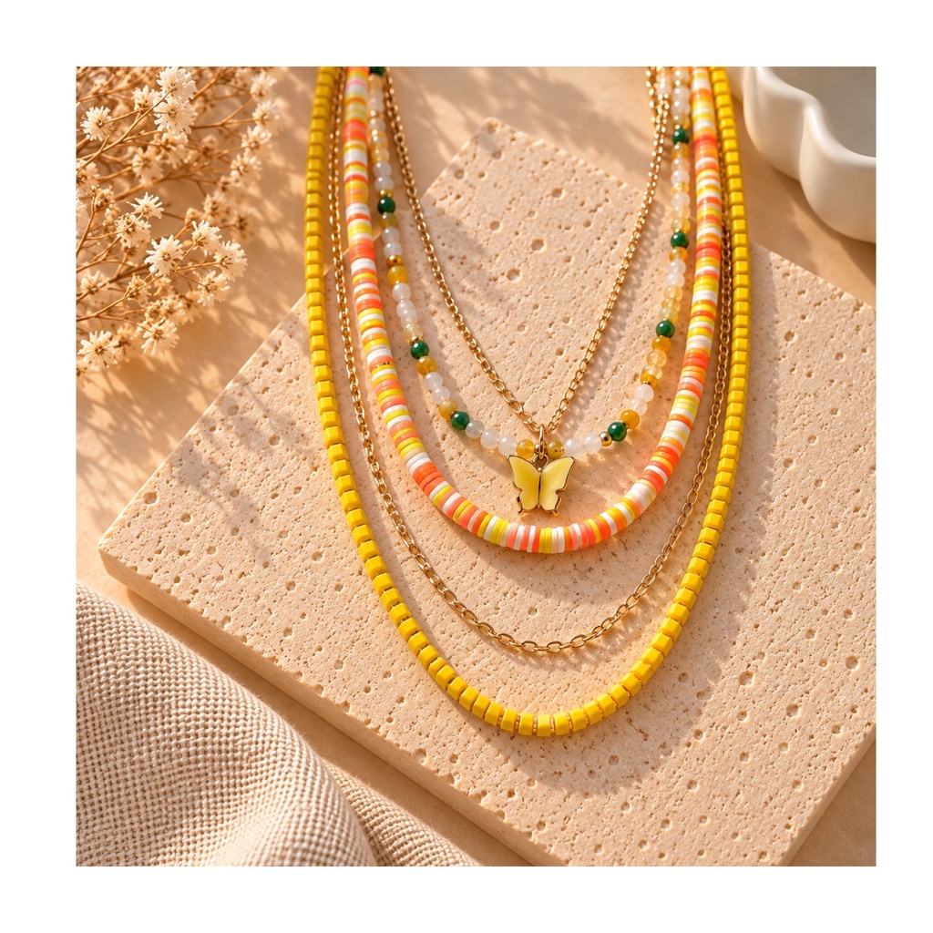 Sunshine Butterfly Necklace
