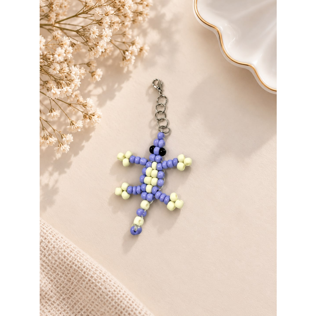 Blue Sky Gecko Charm