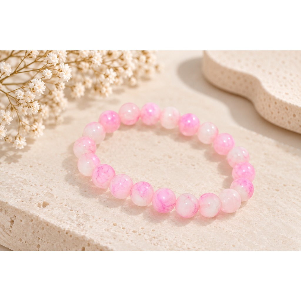 Bead Bracelet - Pink