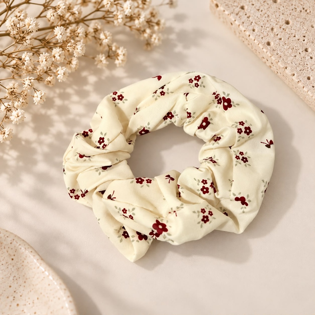 Blush Meadow Scrunchie